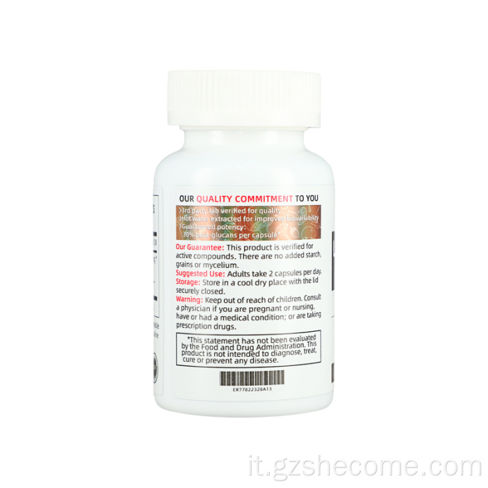 Supporto per integratori di manine dei leoni organici Supporto per la salute del cervello